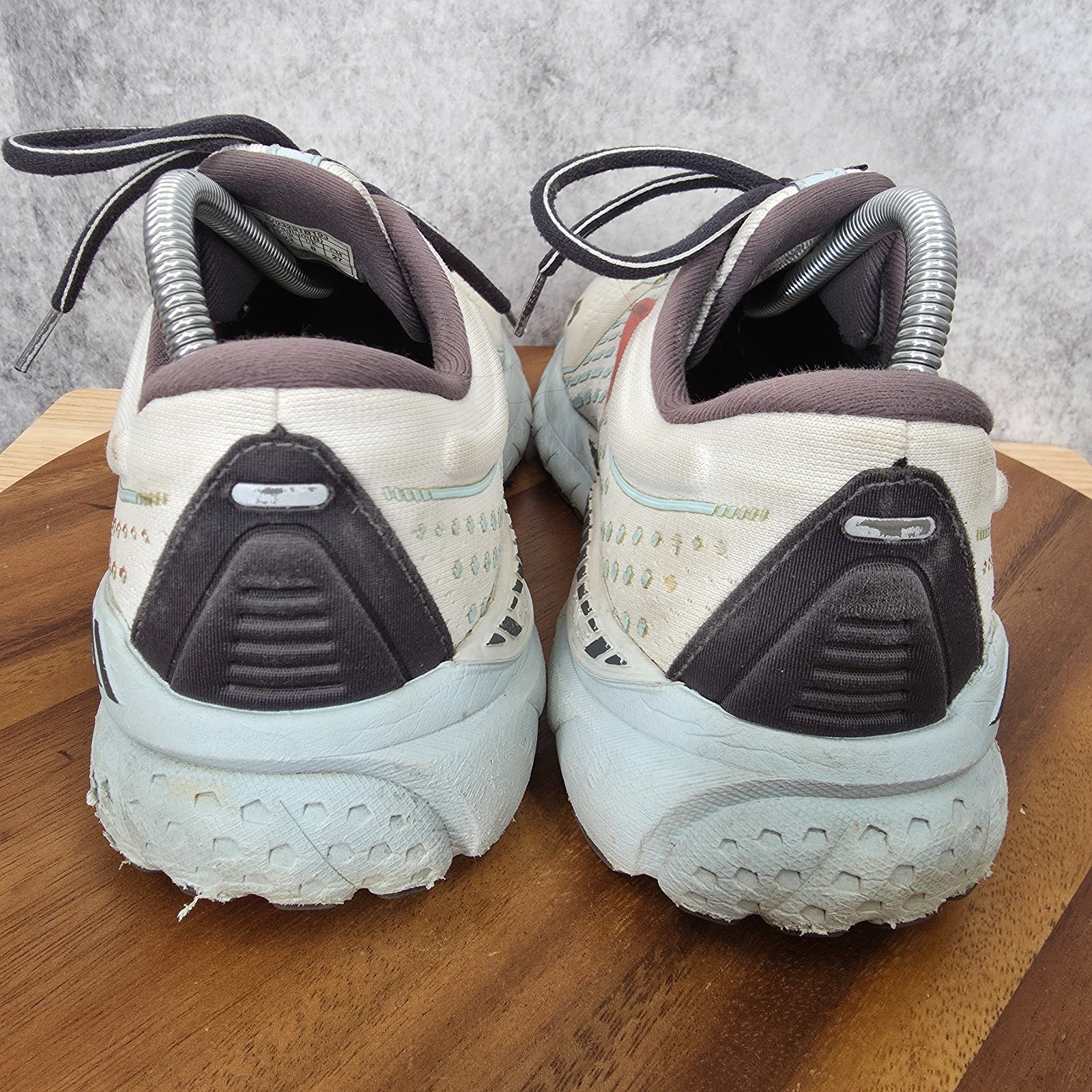Brooks Glycerin Adrenaline Gts 21 Running Shoes Womens 10 White Blue Sneakers — image 7 of 8